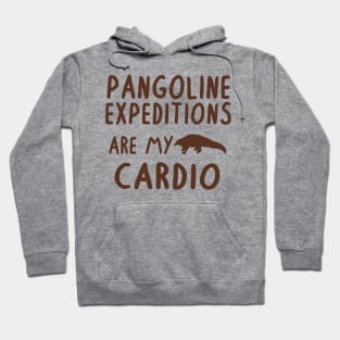 Pangolin expedition cardio pangolin vibes Hoodie